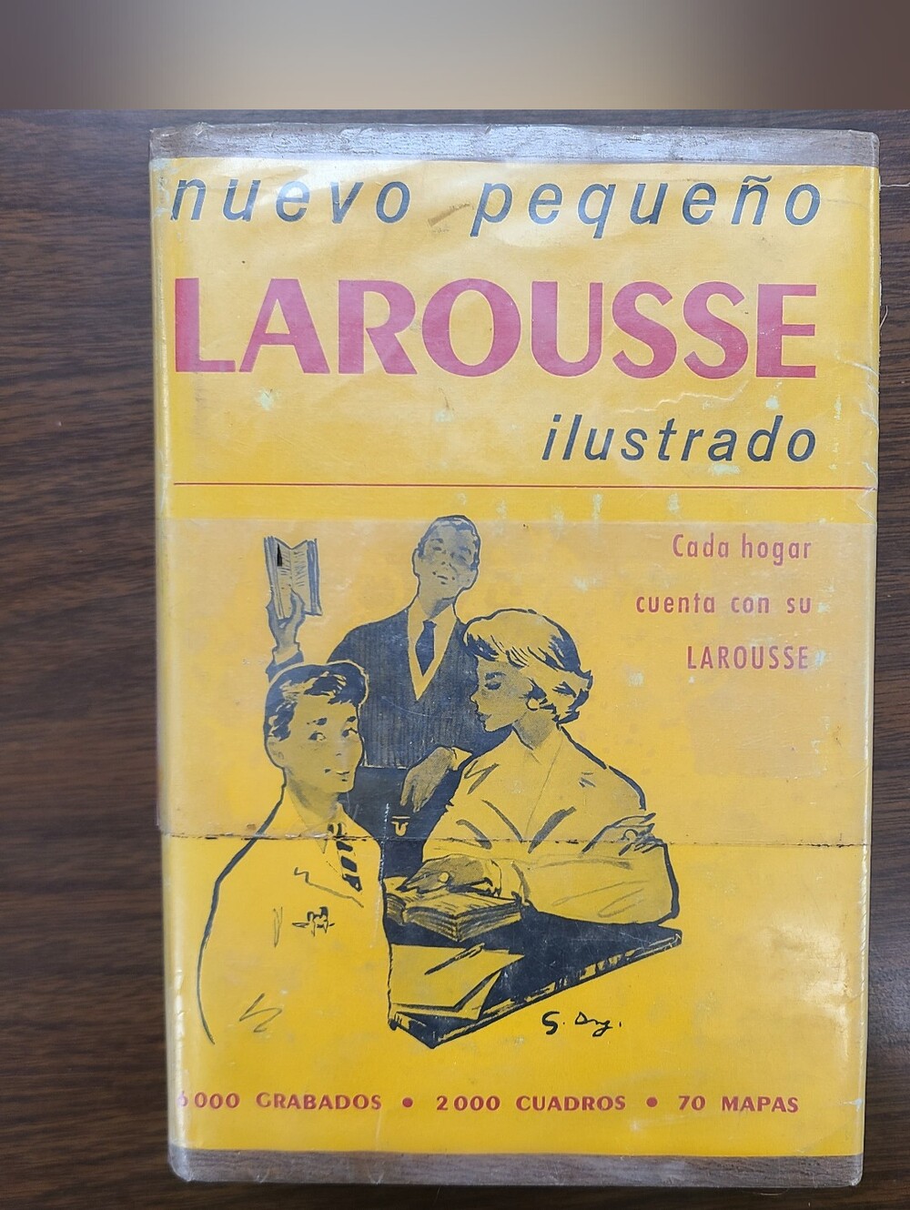 Vintage Nuevo Pequeño Larousse Ilustrado encyclopedic dictionary Spanish Ed 1951